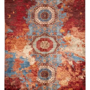 Designer teppe - 198 x 153 cm - flerfarget