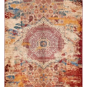Designer teppe - 198 x 155 cm - flerfarget