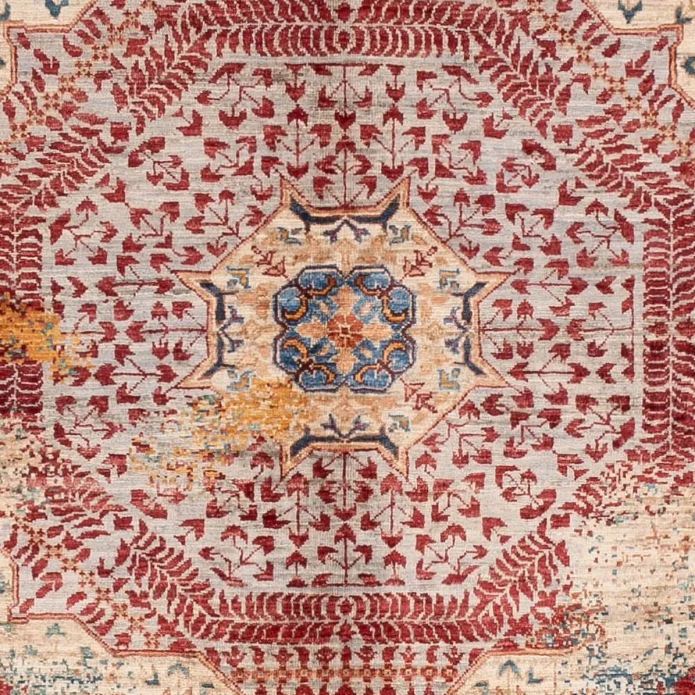 Designer teppe - 198 x 155 cm - flerfarget
