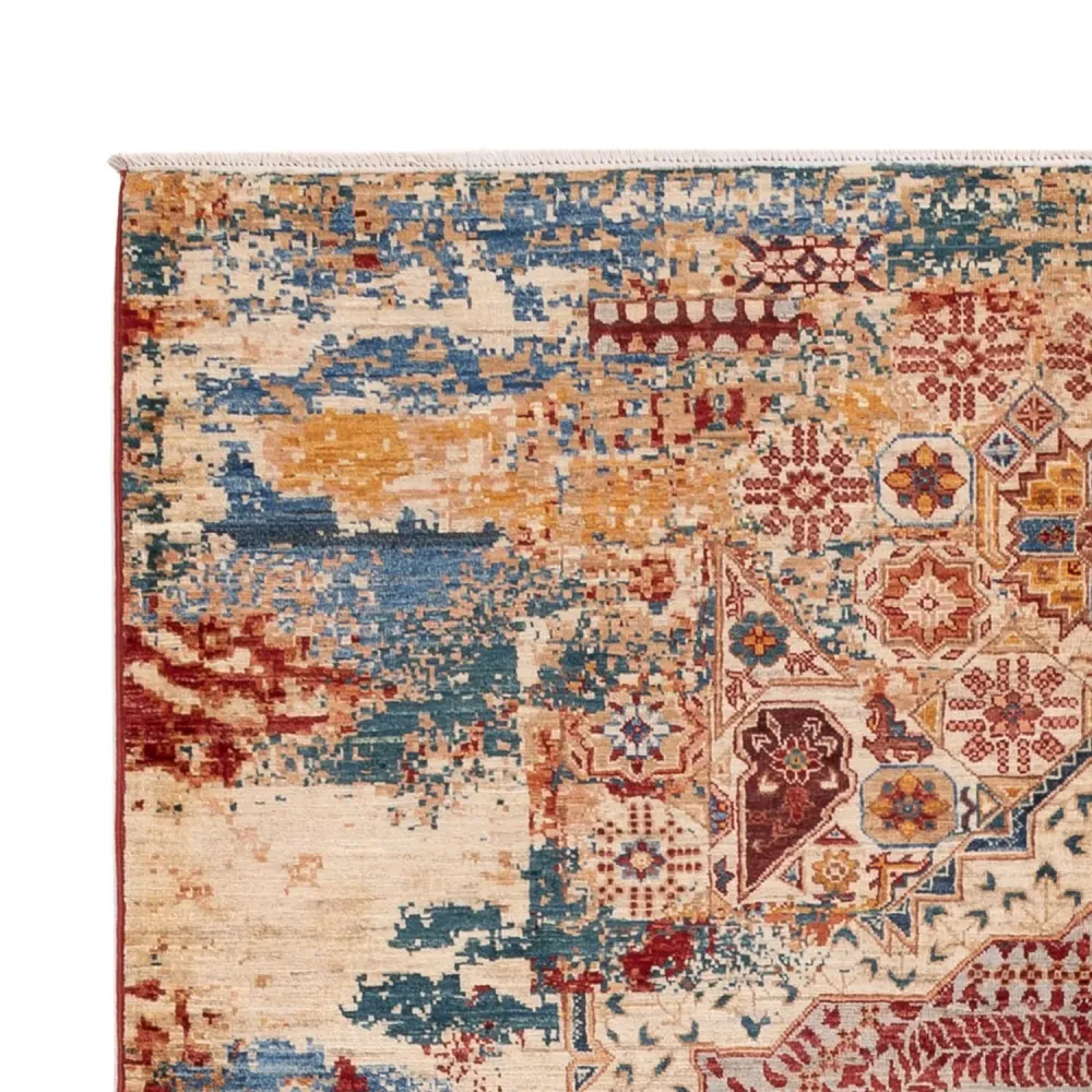 Designer teppe - 198 x 155 cm - flerfarget