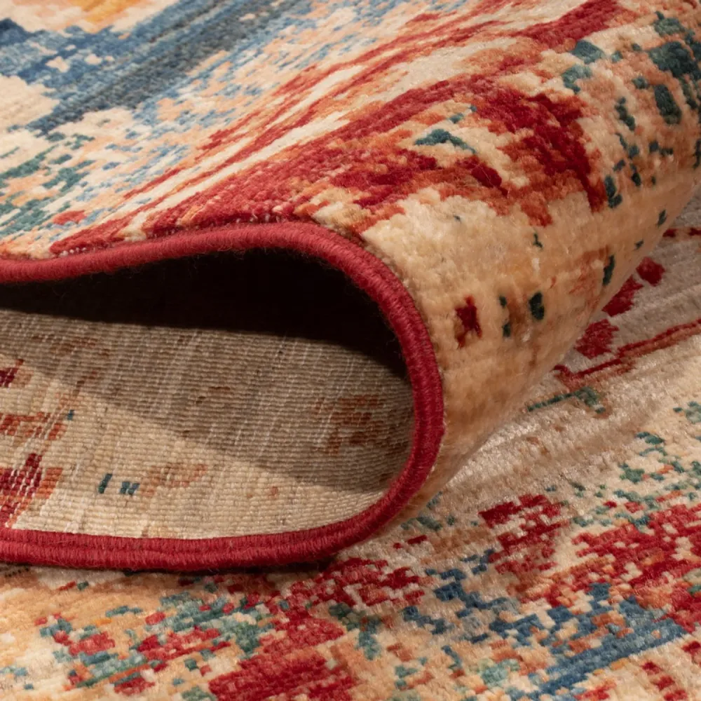 Designer teppe - 198 x 155 cm - flerfarget