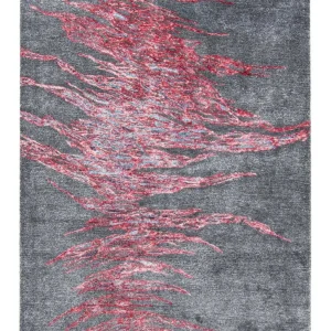 Designer teppe - 200 x 140 cm - grå