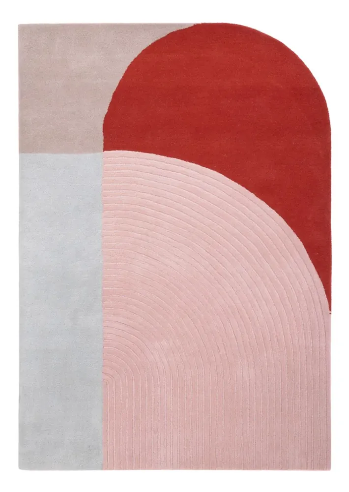 Designer teppe - 200 x 140 cm - flerfarget