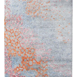 Designer teppe - 200 x 140 cm - lyseblå
