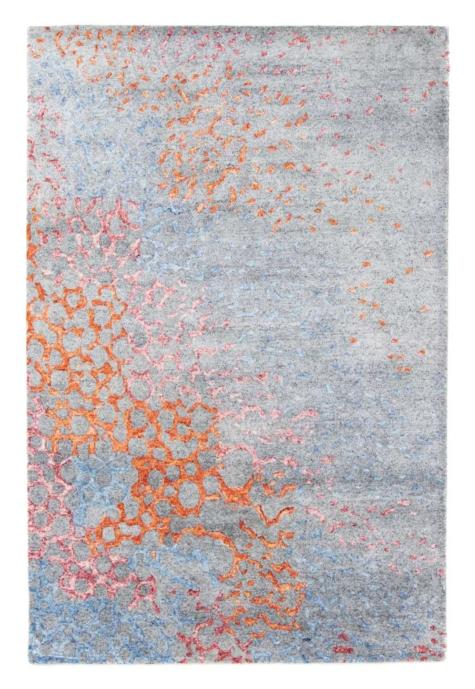 Designer teppe - 200 x 140 cm - lyseblå