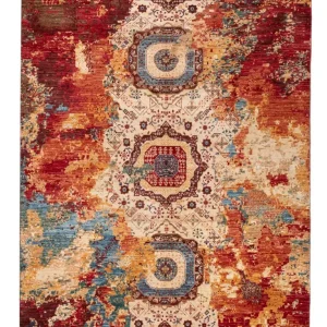 Designer teppe - 200 x 155 cm - flerfarget