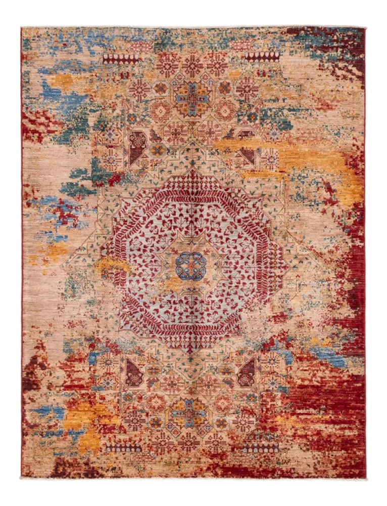 Designer teppe - 201 x 152 cm - flerfarget