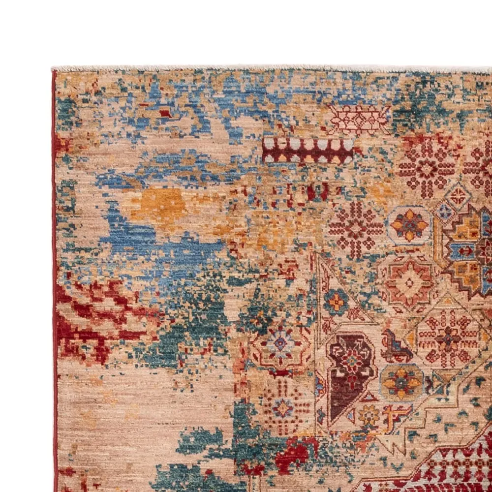 Designer teppe - 201 x 152 cm - flerfarget