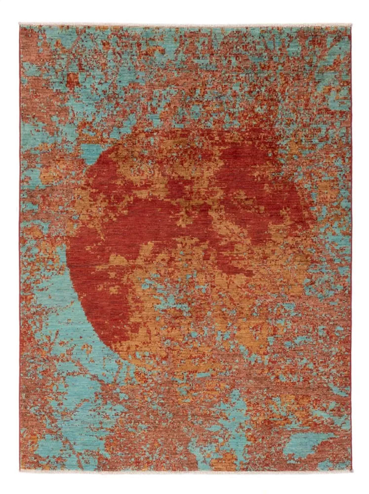 Designer teppe - 201 x 155 cm - flerfarget