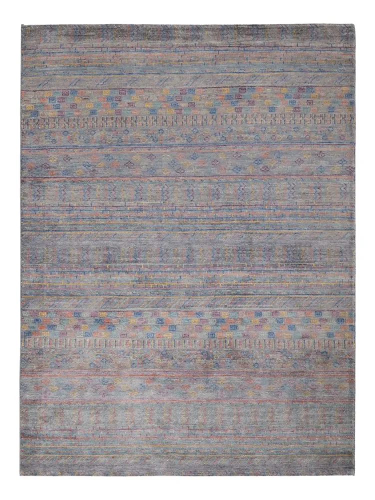 Designer teppe - 205 x 152 cm - mørkeblå