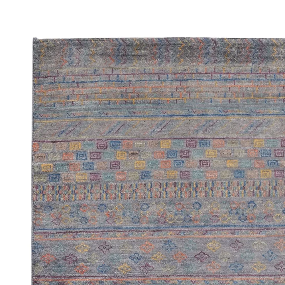 Designer teppe - 205 x 152 cm - mørkeblå