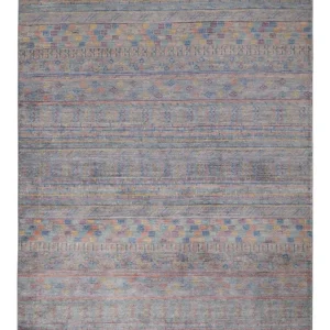 Designer teppe - 205 x 152 cm - mørkeblå