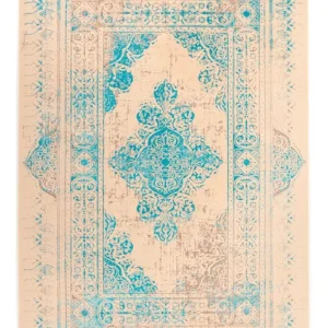 Designer teppe - 225 x 150 cm - turkis