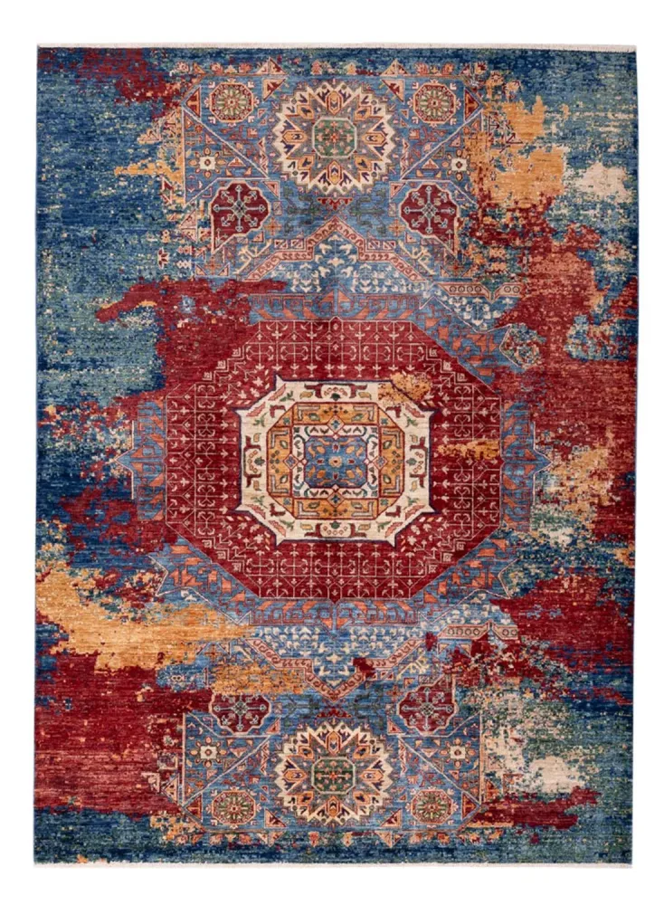 Designer teppe - 230 x 176 cm - flerfarget