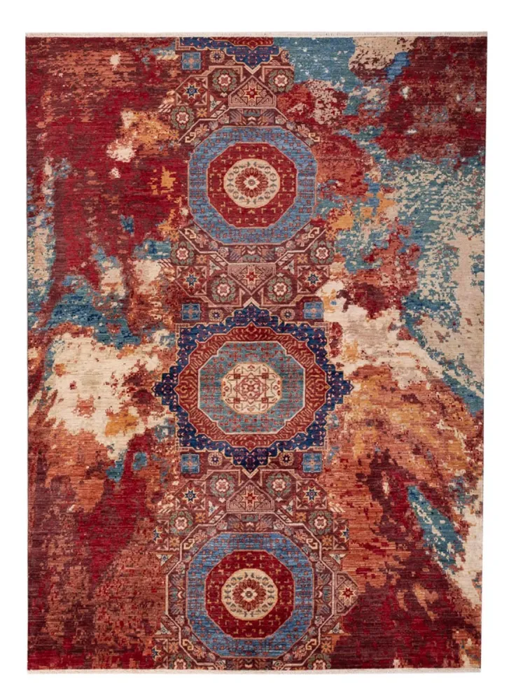 Designer teppe - 233 x 169 cm - flerfarget