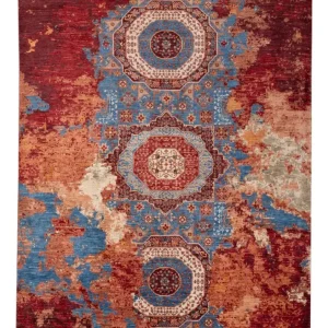 Designer teppe - 235 x 171 cm - flerfarget