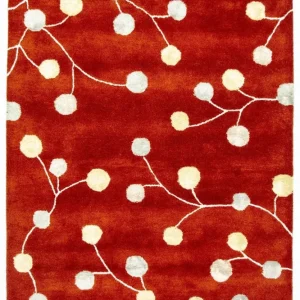 Designer teppe - 240 x 155 cm - rød