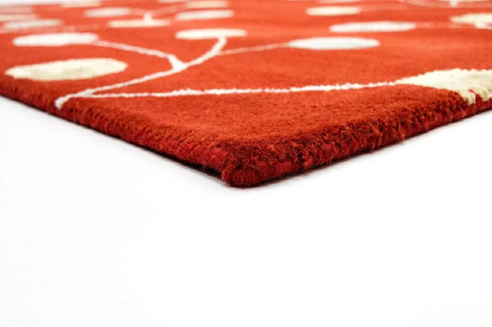 Designer teppe - 240 x 155 cm - rød
