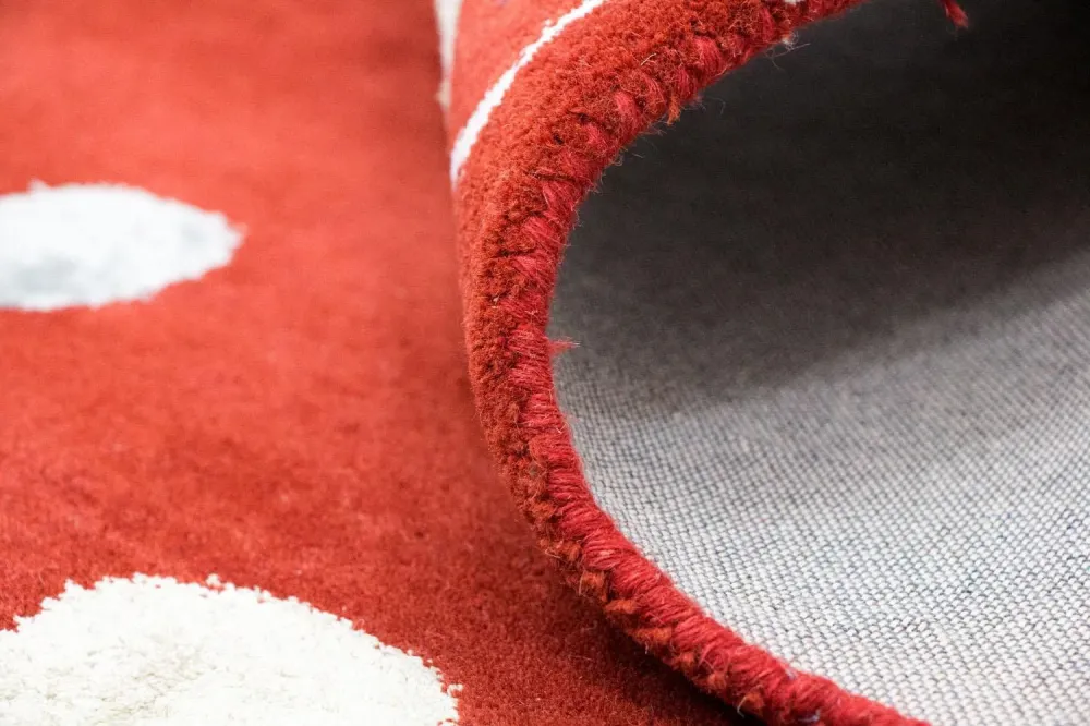Designer teppe - 240 x 155 cm - rød