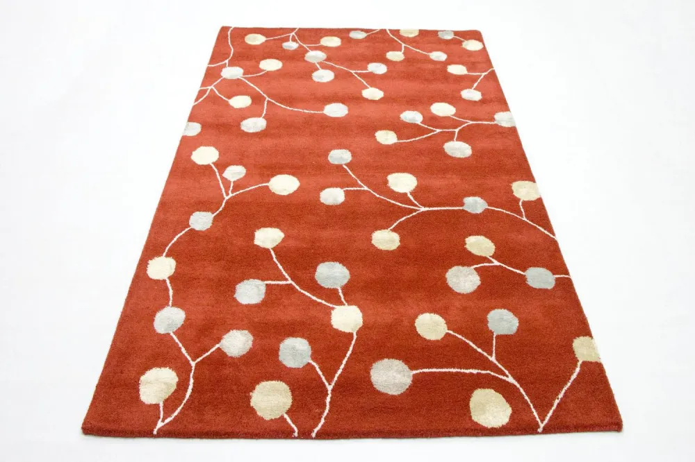 Designer teppe - 240 x 155 cm - rød