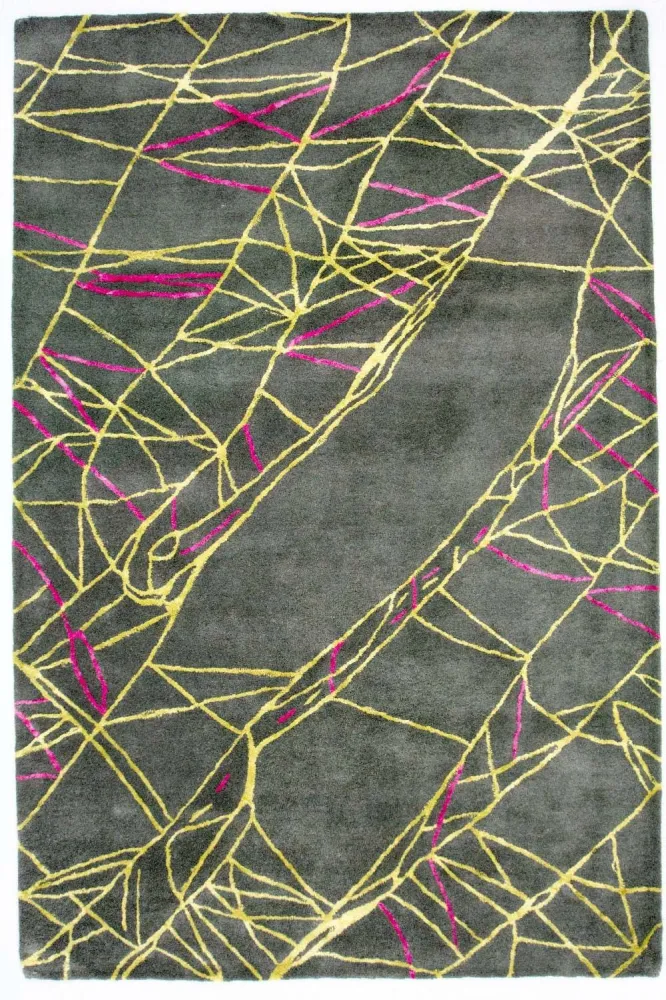 Designer teppe - 240 x 155 cm - flerfarget