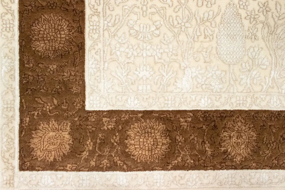 Designer teppe - 240 x 173 cm - beige