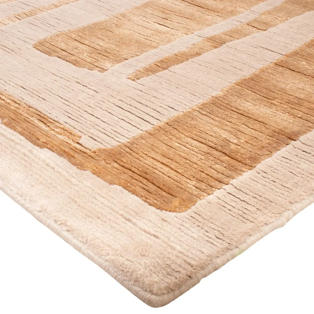 Designer teppe - 240 x 176 cm - beige