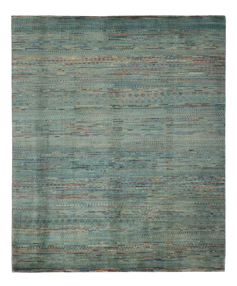 Designer teppe - 240 x 201 cm - bensinblå