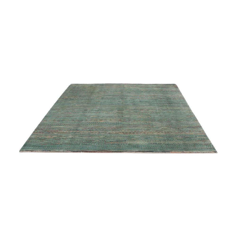 Designer teppe - 240 x 201 cm - bensinblå