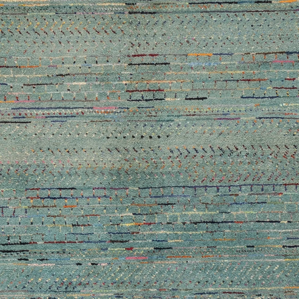 Designer teppe - 240 x 201 cm - bensinblå
