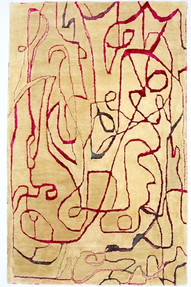 Designer teppe - 241 x 152 cm - flerfarget