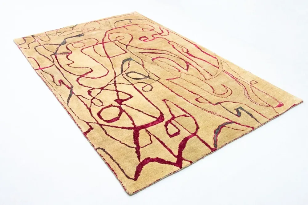 Designer teppe - 241 x 152 cm - flerfarget