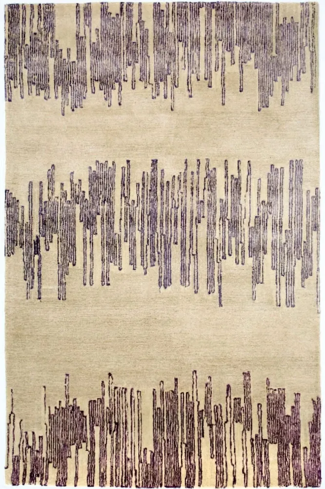 Designer teppe - 241 x 153 cm - beige
