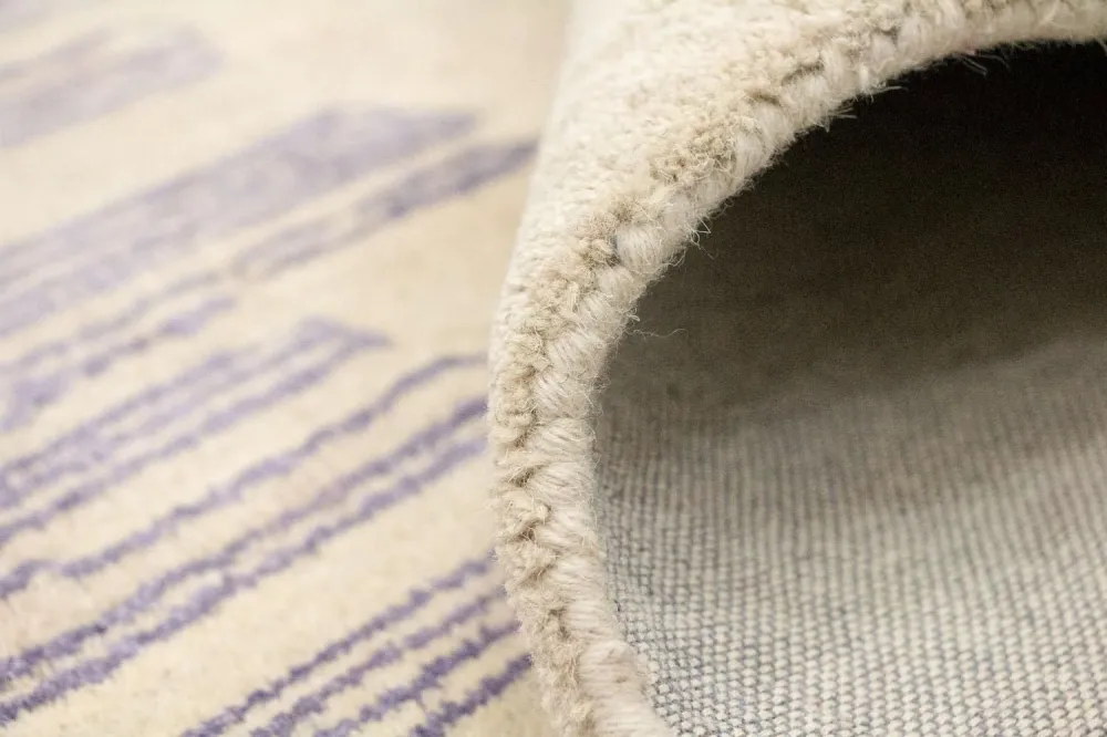 Designer teppe - 241 x 153 cm - beige