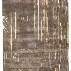 Designer teppe - 242 x 151 cm - brun