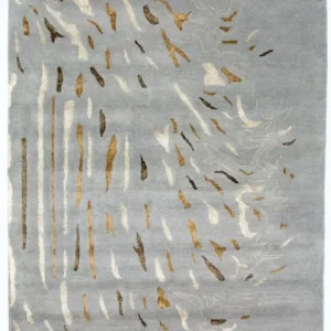 Designer teppe - 242 x 153 cm - grå