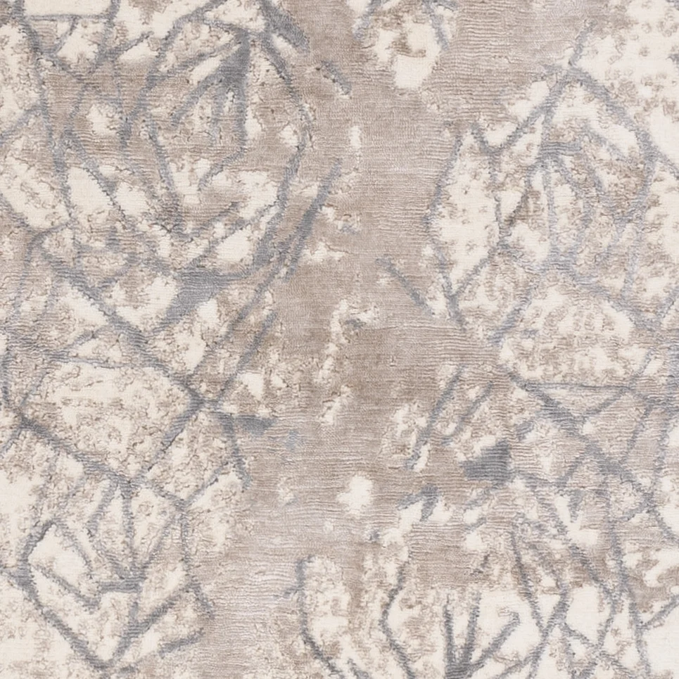 Designer teppe - 242 x 174 cm - lysegrå