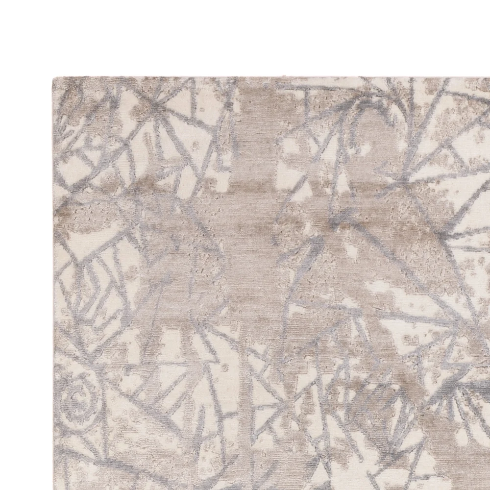 Designer teppe - 242 x 174 cm - lysegrå