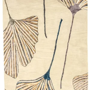 Designer teppe - 243 x 152 cm - beige