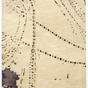 Designer teppe - 243 x 153 cm - beige