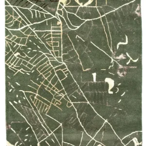 Designer teppe - 243 x 154 cm - grønn