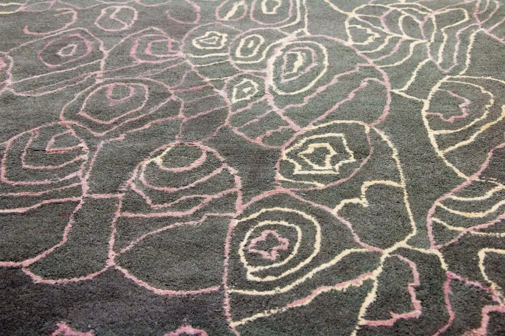 Designer teppe - 244 x 152 cm - flerfarget