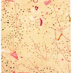 Designer teppe - 244 x 155 cm - beige