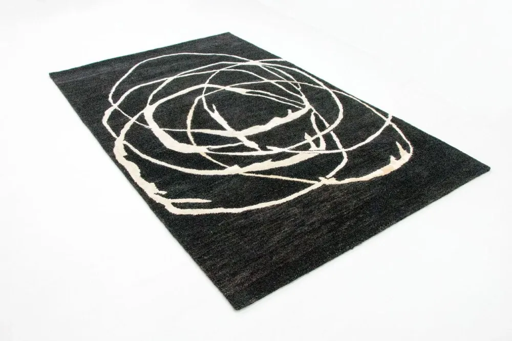 Designer teppe - 245 x 153 cm - blå