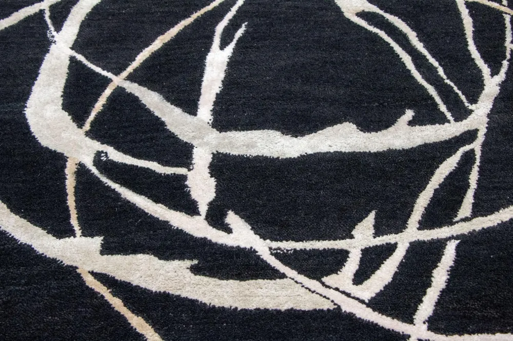 Designer teppe - 245 x 153 cm - blå