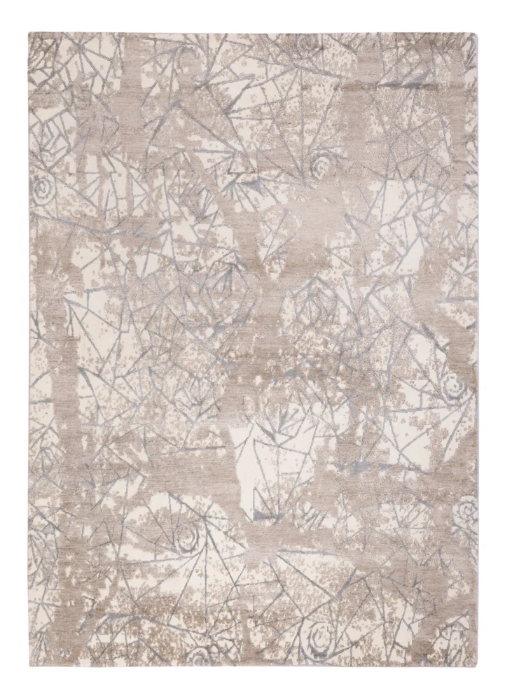 Designer teppe - 245 x 175 cm - lysegrå