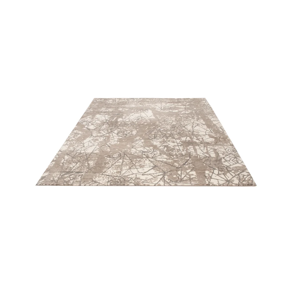 Designer teppe - 245 x 175 cm - lysegrå
