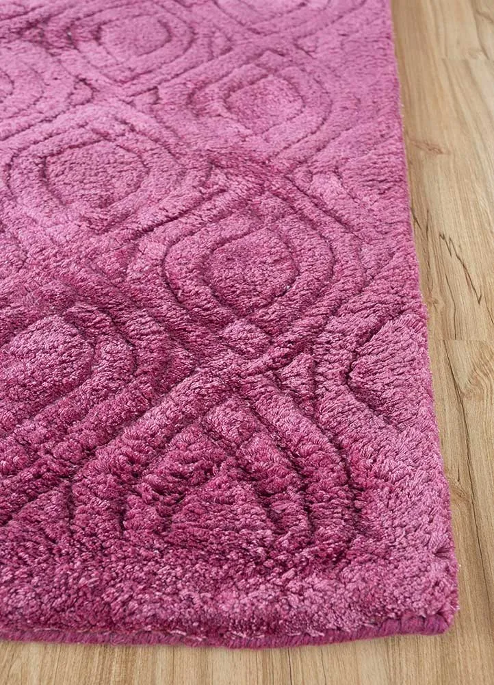 Designer teppe - 270 x 180 cm - rosa