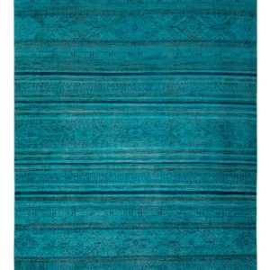 Designer teppe - 288 x 240 cm - turkis