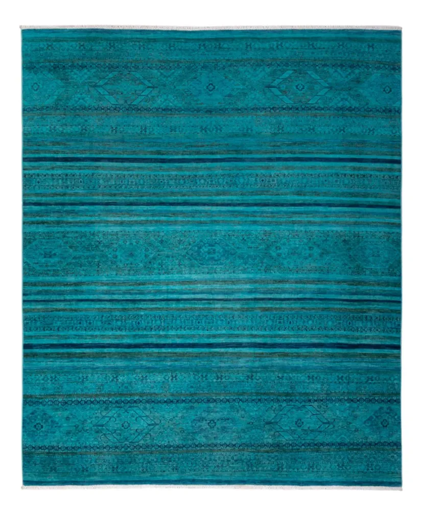 Designer teppe - 288 x 240 cm - turkis